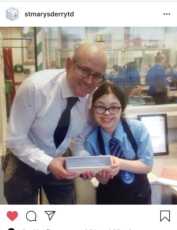 mariemccolgan's tweet image. When @Iamwill likes @stmarysderrytd post ! #STEMsupport #STEMeducation 💙