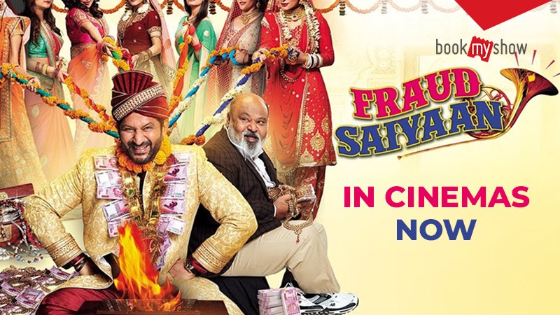 This weekend, catch <a href="/ArshadWarsi/">Arshad Warsi</a>'s latest comedy #FraudSaiyaan in a cinema near you. Get tickets here: bookmy.show/FraudSaiyaan2 #BMSMovies