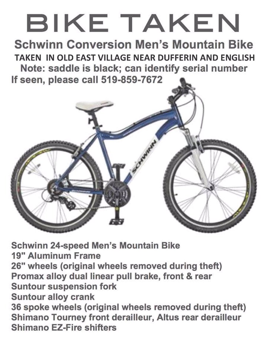 schwinn conversion mountain bike