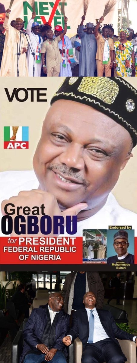 AgorasBlog's tweet photo. @bolanle_cole Buhari + APC = Next Level 419.
😂 Vote Ogboru for President of Nigeria.
Incredible. Awful. Mind-boggling. #NextLevelNigeria #NextLevel419 #NigerianDemocracyInDanger #NigeriaDecides2019 https://t.co/zB0Fg7QUfb
