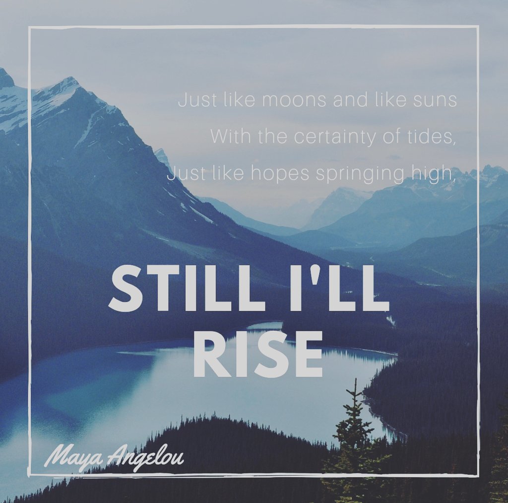 LevinsonTeam's tweet photo. We have always loved this quote from the great #mayaangelou. Looking struggle and difficulties in the face and having the guts to stand up, that is true strength. #motivation #mondaymotivation #strength #stillillrise #beauty https://t.co/3pDHJcf3D8