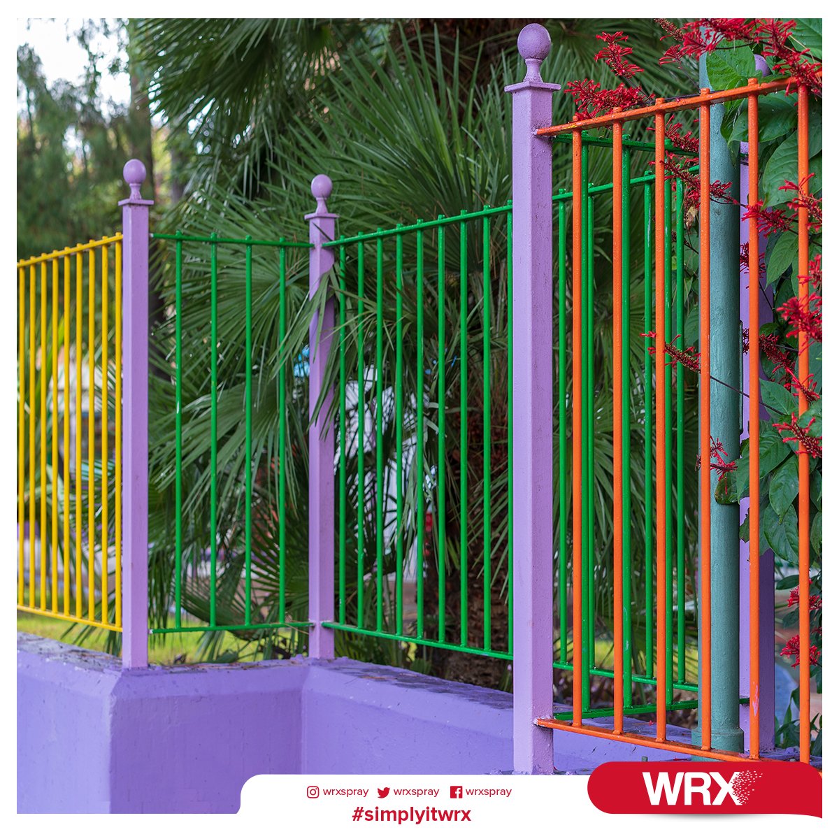 Not bored with ordinary colours? Colour your hedges with Wrx Spray Paint. ☺️ #wrxspraypaint #wrxtrade