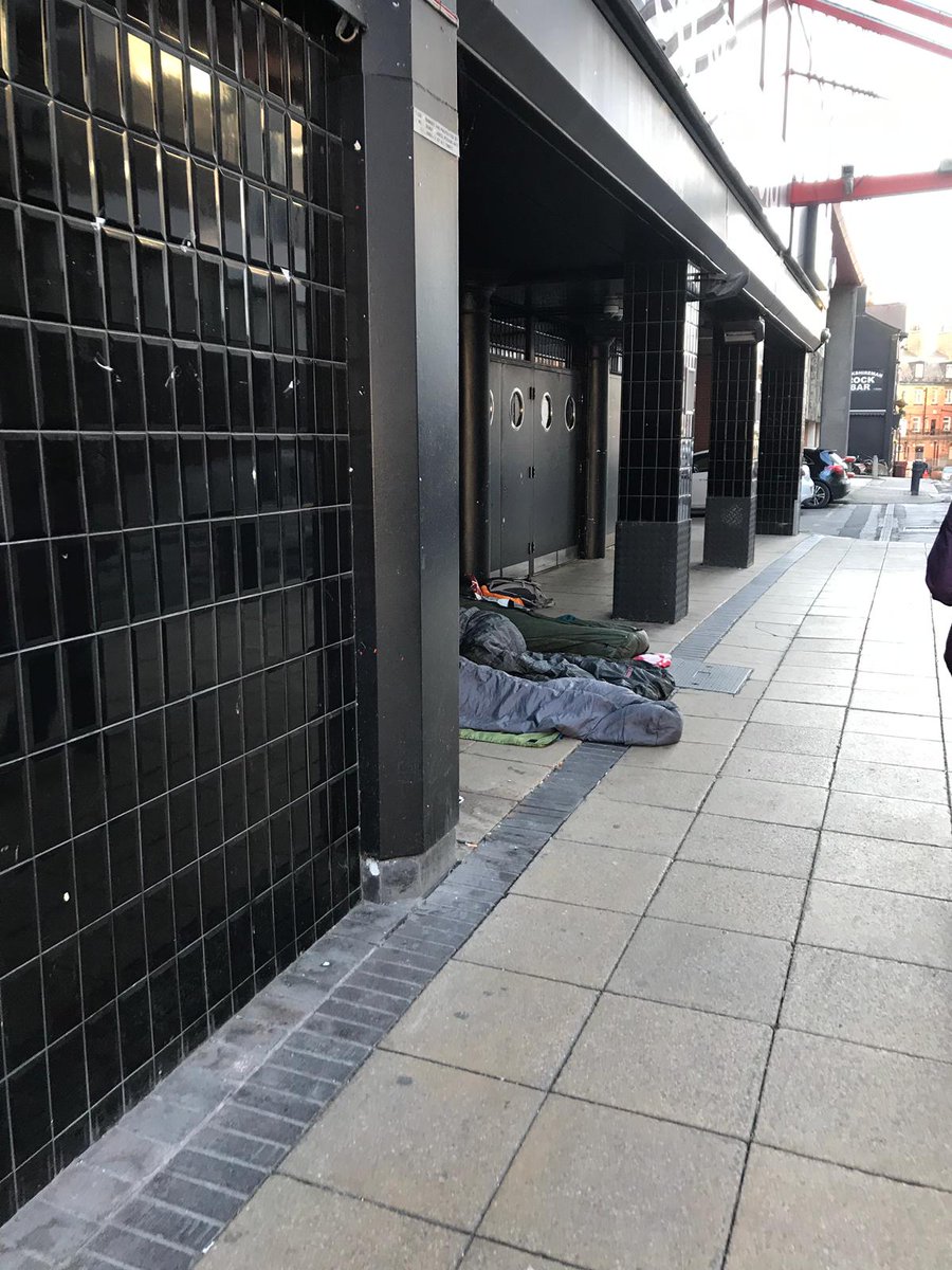 SmithsNews's tweet photo. We were in Sheffield yesterday with @Tuffnells and the #PassItOn2019 team, to hand out clothes to the #HomelessCommunity. We have been working hard to keep everyone warm this winter. #Hope #Help4Homeless https://t.co/yh7Kr8OBCH