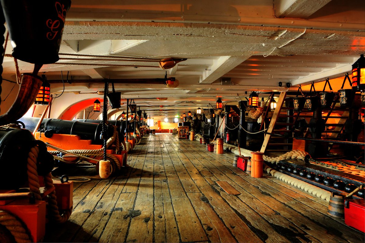 CharlesLoweSons's tweet photo. Our Victory flooring was inspired by the original floorboards on the gun deck of HMS Victory, built in 1759. They have seen some action in their time! Photo by @JonKempner 
#interiorinspo #RoyalNavy 
https://t.co/TfUkZFe9rD https://t.co/x4XgwE5A3c