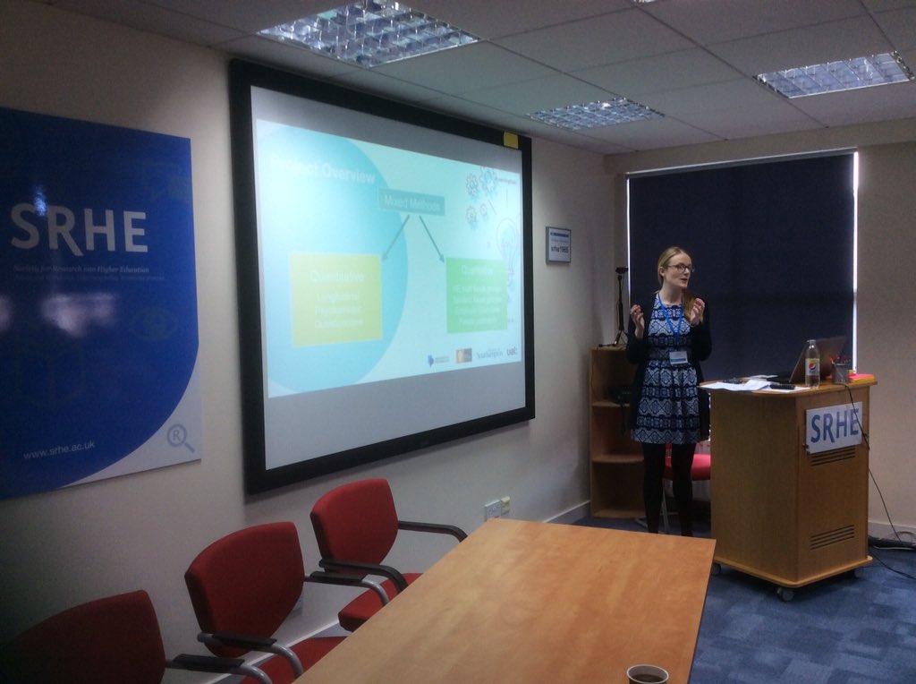 ValerieAnderso5's tweet image. #SRHE #Learninggain Emily Mason-Apps sharing some of the interesting data to emerge from our @PompeyUni project