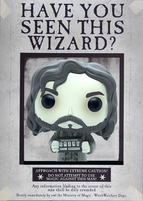 Have you seen this wizard?
#funko #funkopop #funkopops #funkopopvinyl #funkophotoaday #funkomania #funkophotography #funkofamily #funkoaddict #funkoaddiction #funkocollection #funkocollector #funkofanatic #pop #popvinyl #popfunko #popfigures #HarryPotter #sirriusblack #azkaban
