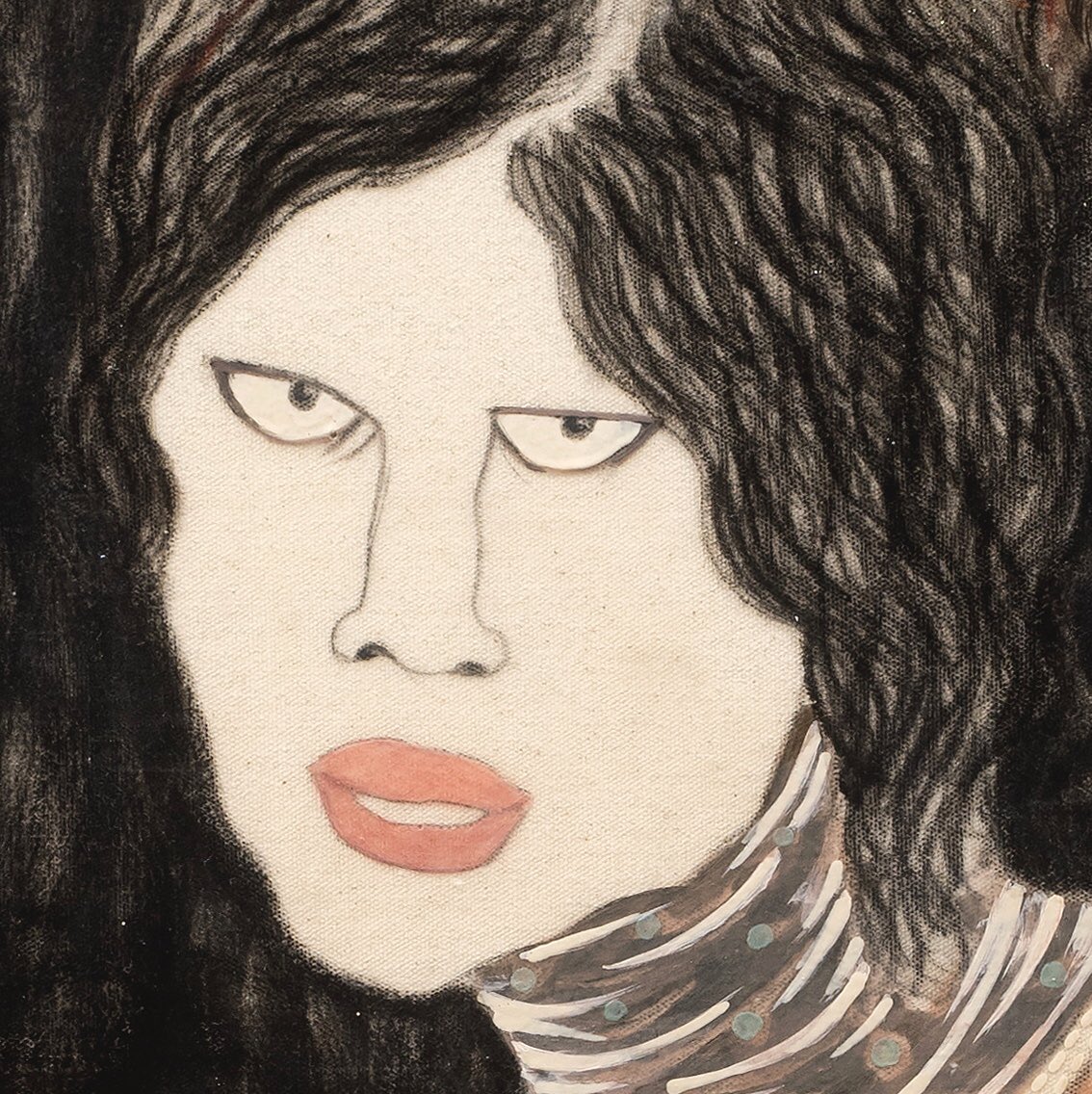 👁👁 Swipe ← for detail! 👁👁 Don’t you just love #DhruviAcharya’s delicious dark humour!? This one’s called ‘Scatter’ and can be found at <a href="/ChemouldPrescot/">ChemouldPrescottRoad</a>’s booth at @India_ArtFair!