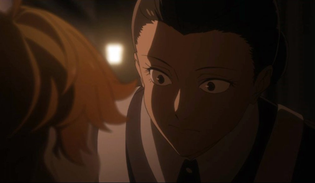 Twitter 上的 アニメマンガ名探偵すやまたくじ ママとエマの化かし合い このシーンが一番ゾクゾクしたー ママはもちろん 正体を知っていてあのやり取りをするエマも相当なものよね コニーに関する会話は責めるようでもあり 良心を試すようでもあった 約ネバ