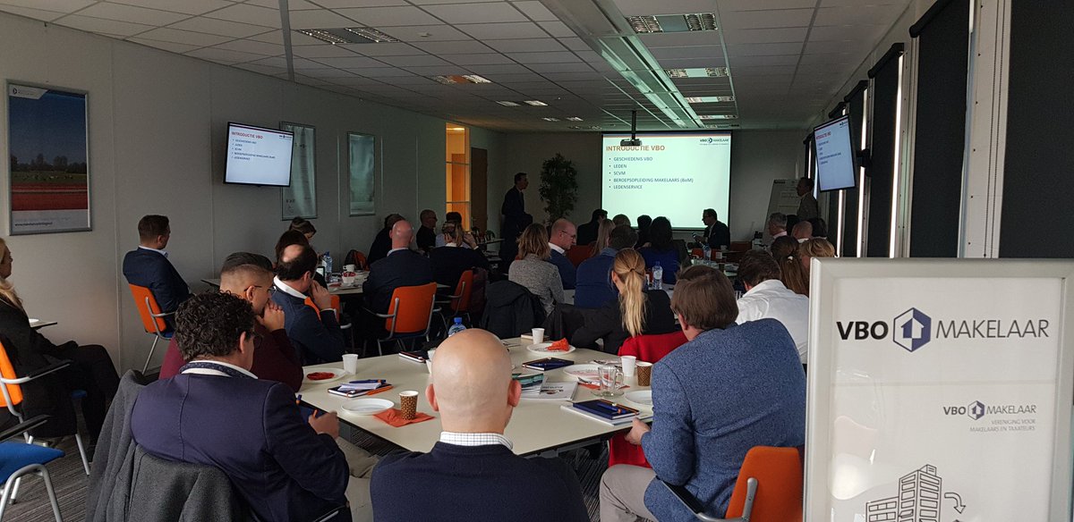 Nieuwe Ledendag #VBO Makelaar.  Nader kennismaking met het secretariaat in Nootdorp.