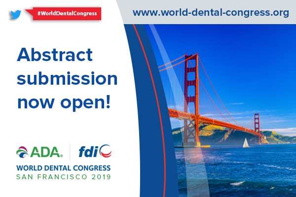 FDI_WDC's tweet image. Abstract submission is now open for the #WorldDentalCongress  👉 find out more at world-dental-congress.org