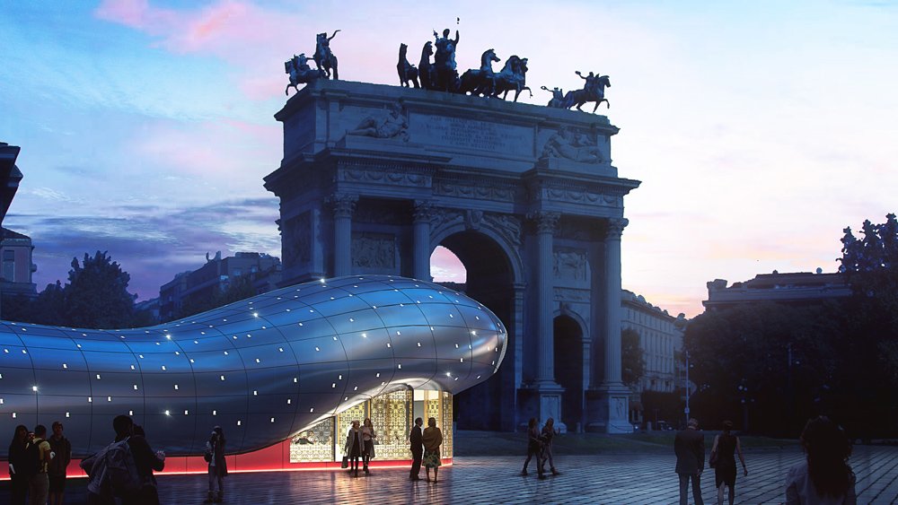 Fuorisalone Milan Pavilion. 
balmondstudio.com/work/The-Fuori… 
#design #architecture #balmondstudio #pavilion