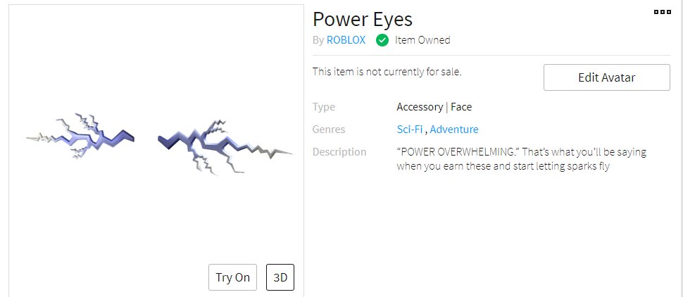 how to get power eyes roblox event