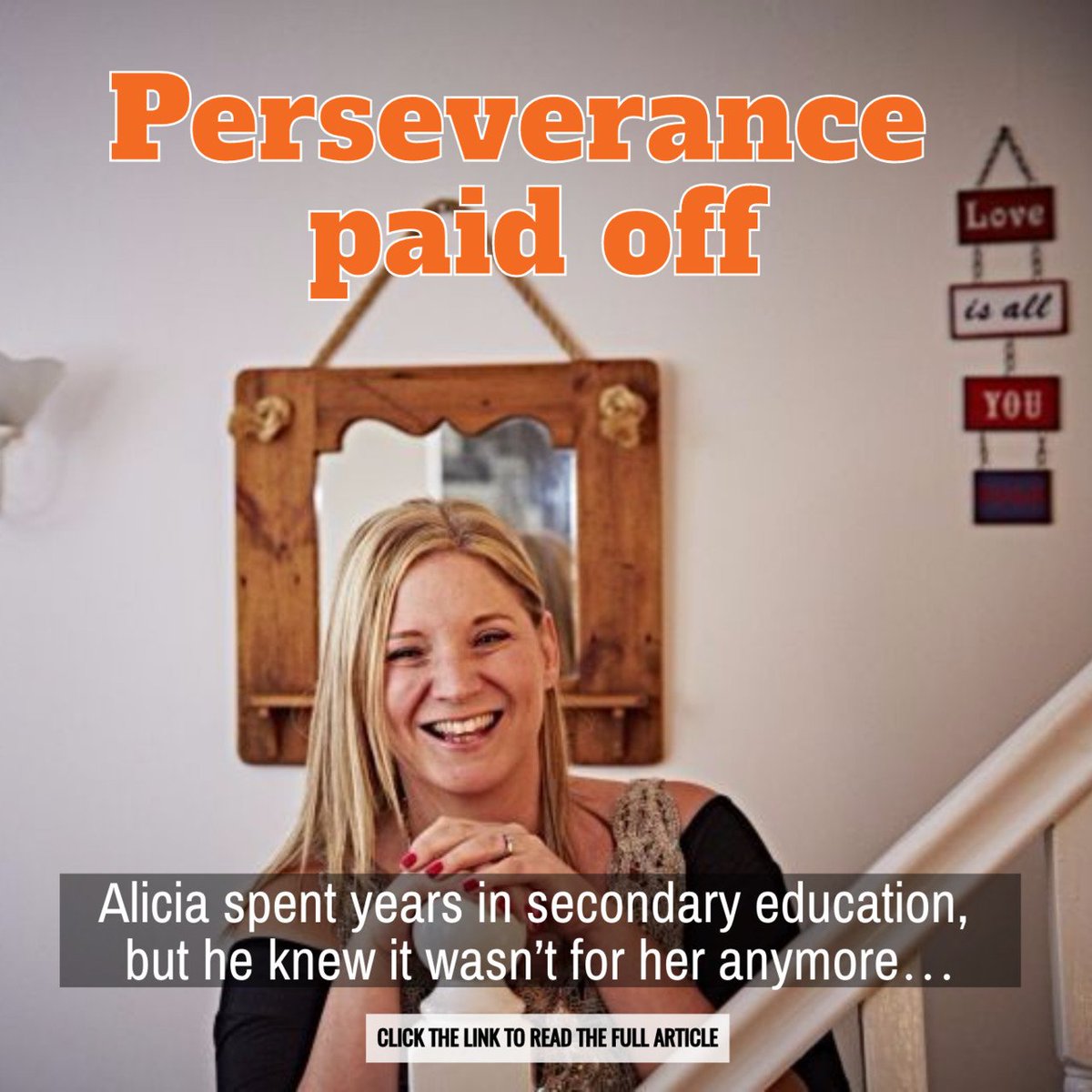 ballsarah1975's tweet photo. 'Perseverance paid off' - what an amazing story! 💪 #FacesOfForever https://t.co/oSsxIEZXv2 https://t.co/xu6trtyUpW