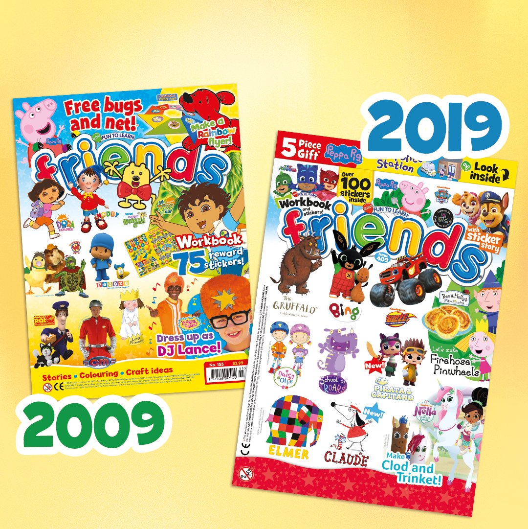 redanfuntolearn's tweet image. Amazing Check out our #FunToLearn Friends magazine, 2009 vs 2019! 
 #10Yearschallenge