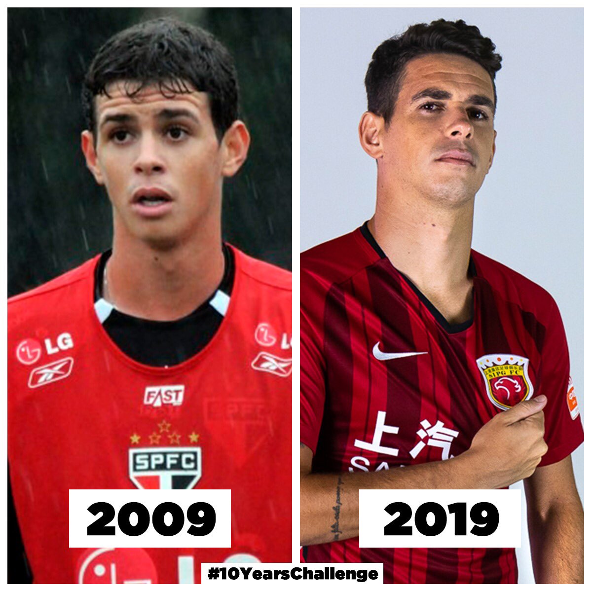 oscar8's tweet photo. 👊🏼⚽️ #10YearsChallenge https://t.co/efEJo3wrc7