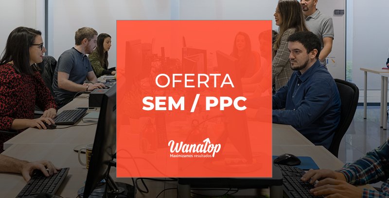 Cpinzonc's tweet image. En @Wanatop estamos buscando un perfil SEM / PPC Junior para trabajar en nuestras oficinas de Zaragoza. 

👉Si estás interesad@ envía tu CV a carlos@wanatop.com 

📣📣 #empleo #sem #ppc #googleads
