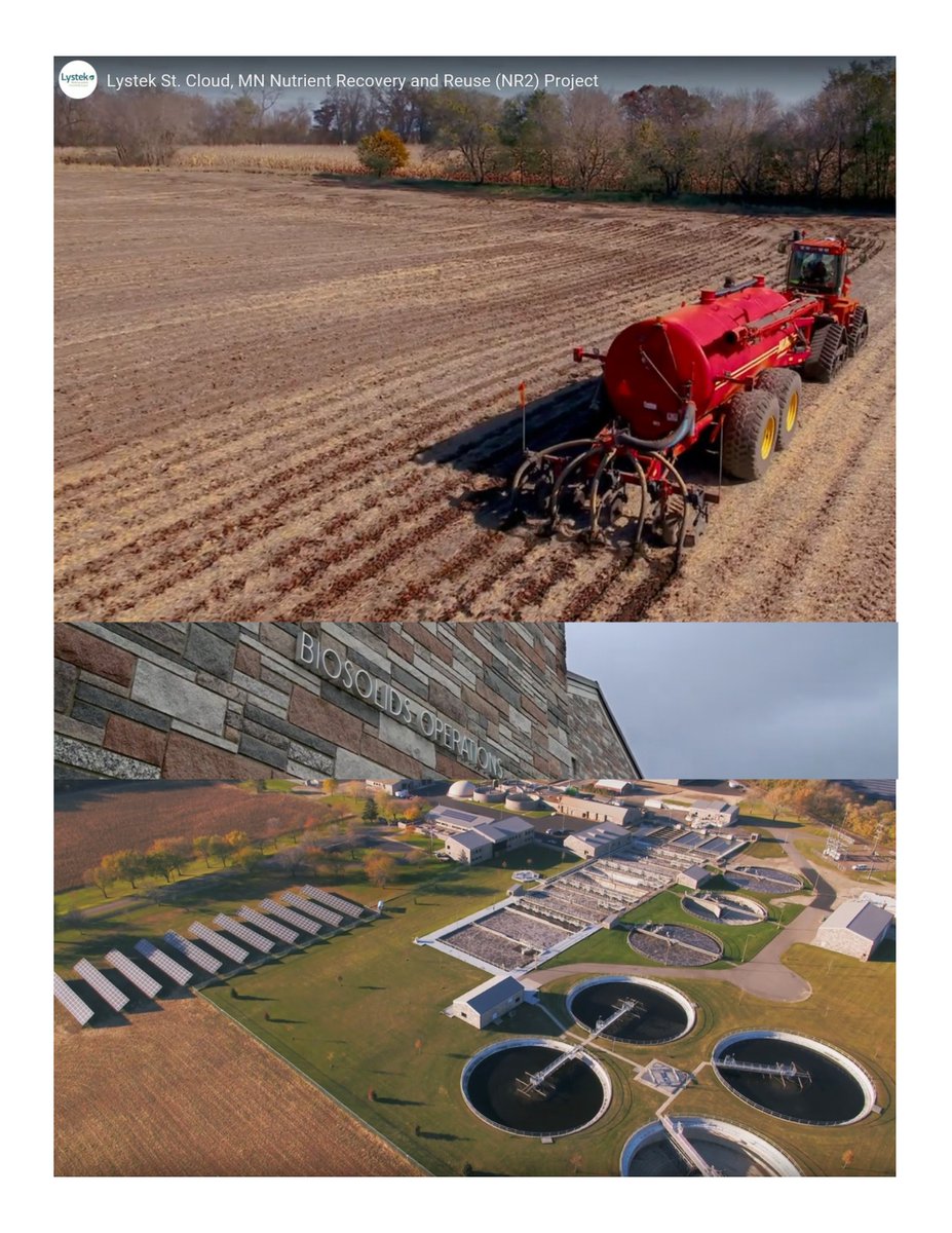 Exciting nutrient harvesting happening in St. Cloud! @H2OShea 'Enhancing what we've always done...Recover resources...Capturing resources in biosolids and finding beneficial reuse' youtu.be/aCtV8bNfMZA Thx for video @lystekINT #NutrientRecovery #biosolidsmanagement @JLincStine