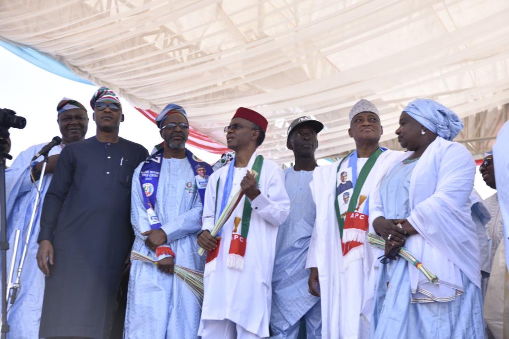 SalymBabajo's tweet photo. Governor Mallam Nasir @elrufai has arrived at the Ahmadu Bello Stadium for the flag-off of the APC Presidential Campaign in Kaduna State and the opening of the Kaduna Music and Arts Festival (KADAMFEST).
#PuttingPeopleFirst #PMBinKaduna #KADAMFEST https://t.co/vpTyvoZnQ8