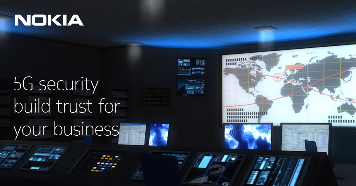 nokianetworks's tweet photo. In 5G we trust. @geraldreddig blogs why flexible #security is a #5G business essential and how @nokia 5G #security solutions build digital trust. https://t.co/6vaj5nIUOt #5GinAction #cybersecurity https://t.co/vIT9LUKhpj