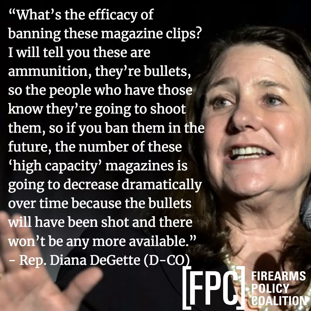 Why even pretend to comply with laws passed by idiots like this?
#GunSense is nonsense
#GunControl is statist trash
No more compromise
No more tolerance of disarmist scum