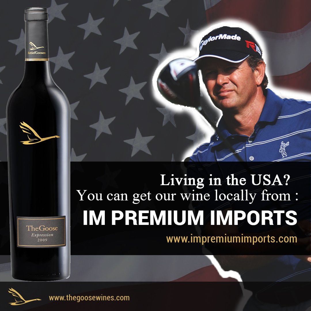 If you find yourself residing in the USA and would like to get your hands on our wines..You can buy locally from our US stockists : IM Premium Imports | impremiumimports.com #Wine #RetiefGoosen #TheGoose #WinesOfTheWorld #Vino #WineLover