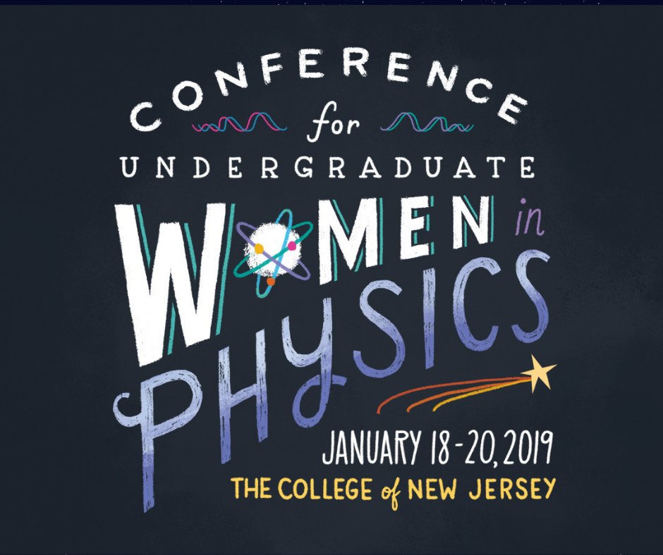 Today we welcome over 300 guests to #TCNJ for the 2019 Conference for Undergraduate Women in Physics (CUWiP) for the Mid-Atlantic States! We look forward to an exciting three days, see the schedule of events on the CUWiP website: cuwip.tcnj.edu #APSCUWiP #tcnjphysics