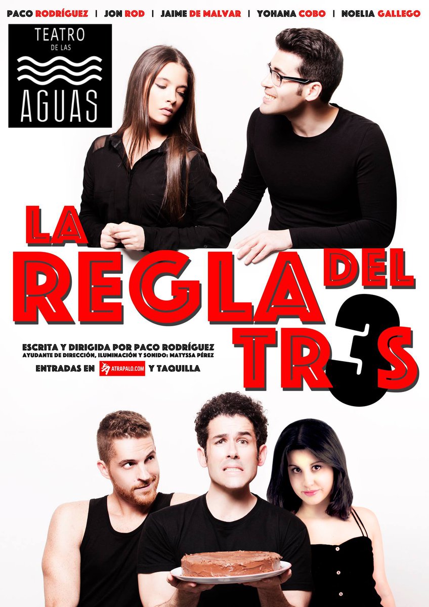 tornabucle's tweet photo. @tornabucle non stop!!
2 funciones el fin de semana:
- #LaReglaDelTres el #sábado a las 20:30 h
- #Desamparadas el #domingo a las 20:30 h
En el @teatrodlasaguas Os esperamos!
#planfinde #teatro #off #Madrid #comedia https://t.co/yzB0BccpPh