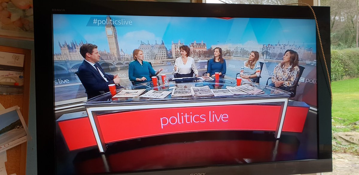 CotterBrian's tweet photo. Has Politics Live turned in to Loose Women? #PoliticsLive #tokenman https://t.co/fJEWpwtqsK
