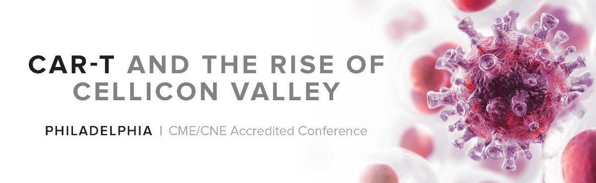 The Who's Who of CAR #TCell therapies coming to #Philly for CAR-T and the Rise of Cellicon Valley #FDA #celltherapy #genetherapy https://www.med.upenn.edu/cart/