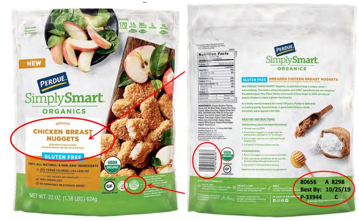 ⚠️ HUGE #RECALL ! Please read and share this very important information! @PerdueChicken #organic #glutenfree #chickennuggets #perdue #simplysmart #chicken #fda https://lrwc.co/2W2d620