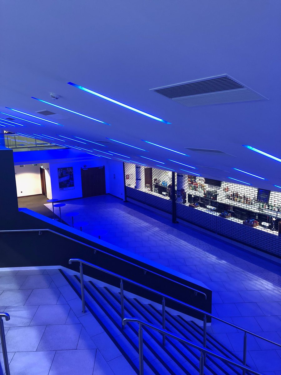 G-Live Guildford's bar area has been transformed with independently controlled multi-coloured LED lamps installed by <a href="/ecopare/">Ecopare</a>.  80's disco parties at G-Live will never be the same again.