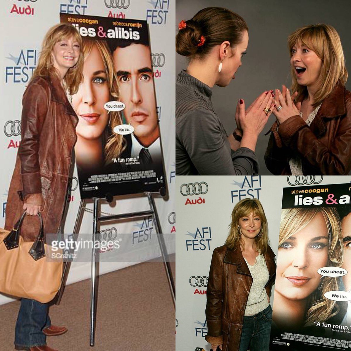 Photos of @sharonlawrence from #liesandalibis screening, Happy Friday! #FBF ❤️