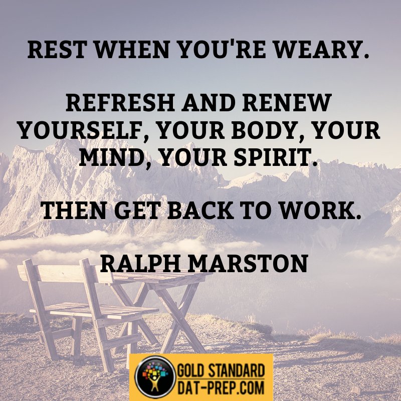 GoldStandardDAT's tweet image. It`s the WEEKEND!
#DATprep #acetheDAT