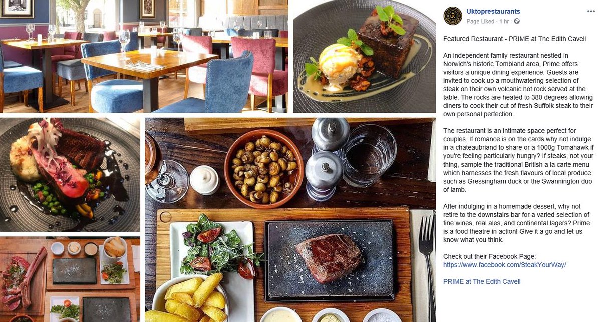 We've been featured on #UK Top Restaurants!🙌 What an amazing write up! If you agree, spread the word and share with your friends. As the only #Norwich #restaurant featured in a huge list of London restaurants we want to do our #finecity proud! #SteakYourWay
