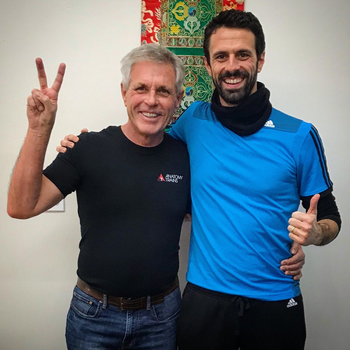 Meeting Tom Myers in person is per se a privilege.But what happened last week in Boulder CO is a little dream come true:he accepted to be part of my graduate thesis in #osteopathy!This man is a real source of inspiration.Excited and grateful for this precious gift. @anatomytrains