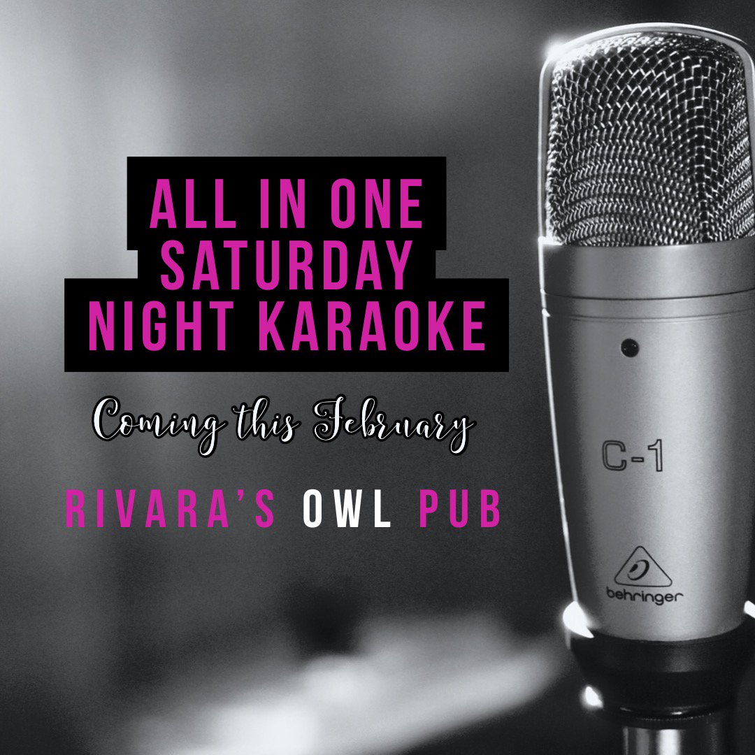 RivarasRest_NJ's tweet photo. Karaoke coming to Saturday Nights in Feb! - https://t.co/uCulAa4OwW https://t.co/jAJBJk13Vb