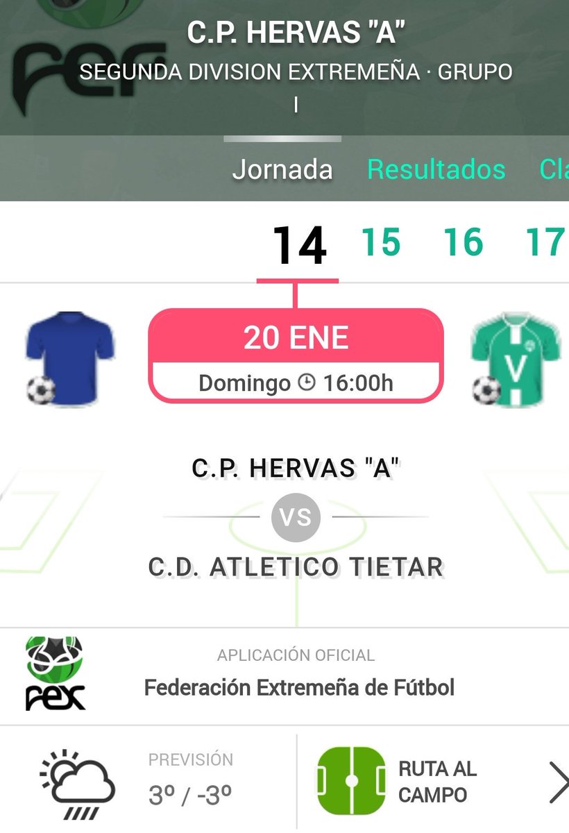 Comenzamos la segunda parte de la temporada este domingo recibiendo al C.D. Atco. Tietar. Rival difícil que está luchando por los puestos de playoffs ante el que empatamos a 1 en el partido de ida. #GO #CPH 🔵⚪🔵