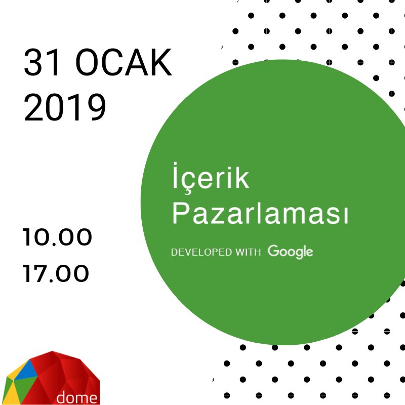 DomeIstanbul's tweet photo. Markanıza yarayacak stratejik içerik alanlarını belirlemek, doğru formatları seçmek ve içeriği bir plan çerçevesinde üretmek gerekli. Bu eğitimde hepsini en doğru adresten öğrenme şansınız var. Detaylar https://t.co/yZvg1xZSa5 sayfasında.
 
https://t.co/6gpdOnww94 https://t.co/cFhxgmbQ8w