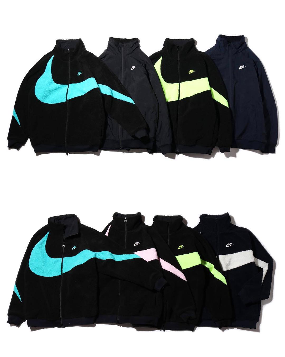 大人気コラボ　NIKE✖️FACETASM リバーシブル　ボア　ジャケット　XL NIKE - 新品☆NIKE☆リバーシブル☆ボア☆ジャケット☆ピンク