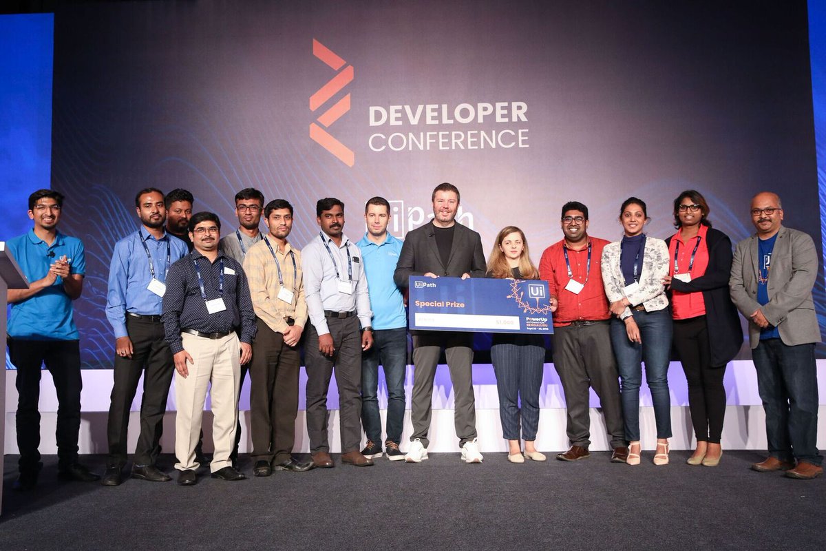 UiPath's tweet image. Ready to meet #PowerUpAutomation Hackathon winners in India? Congrats to all the teams and their creative #RPA ideas.