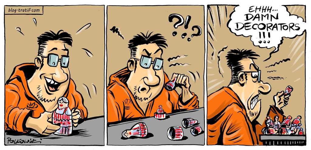 TratifTech's tweet image. If you haven't read article by Michał Jankowski about #decoratorpattern in #Spring environment check it out: pos.li/2b1fbi For regular readers we have a surprise, this article got the first thematic comic. Let us know how you like it! #programming #java