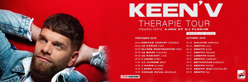 KeenvOfficiel's tweet photo. J-48 avant #Thérapie
J-68 avant le #ThérapieTour  
RT si toi aussi tu as hâte 😘❤️ https://t.co/0edeORWafu