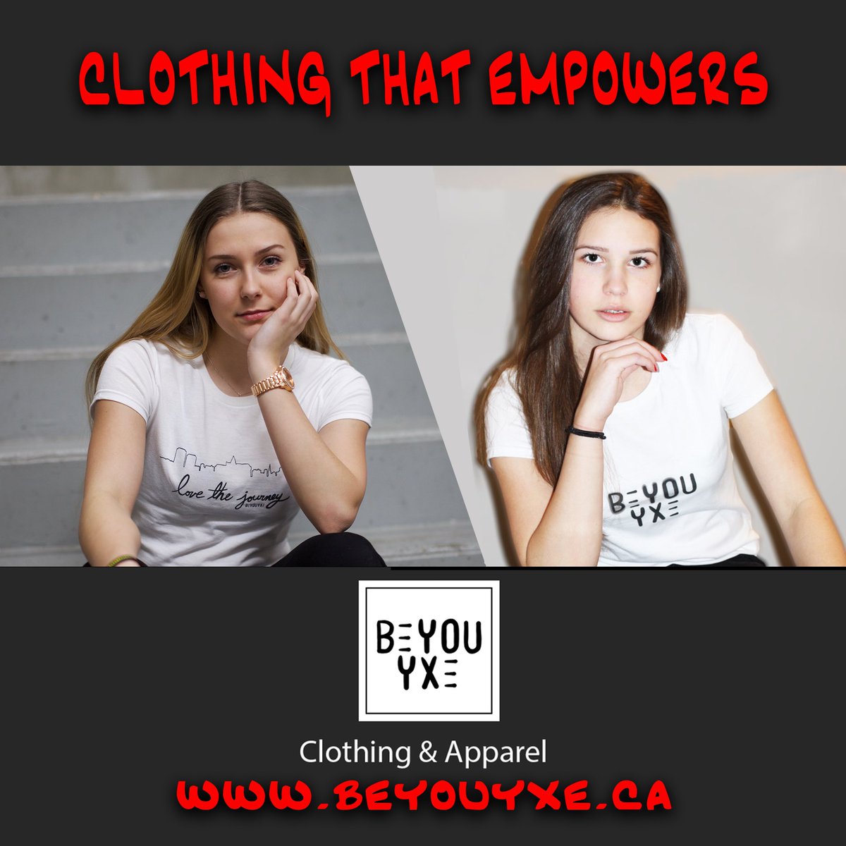 Clothing that #empowers #love #trending #onlineshopping #staywarm #yxe #beauty #life #motivation #fashion #happy