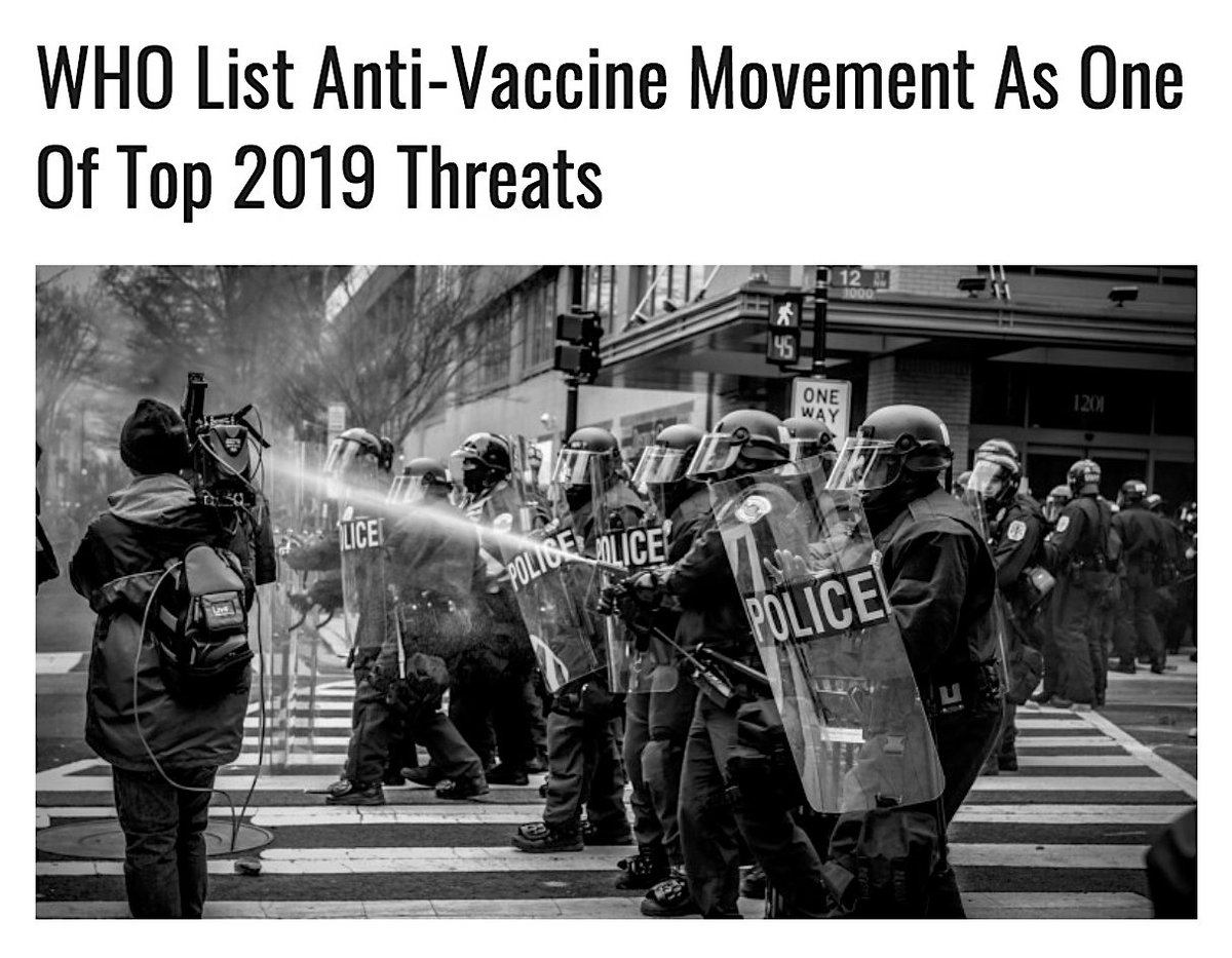 The Corruption Of The WHO Is Deep.This Is A Last Desperate Attempt To Cover Up The Real Truth About Vaccines, At A Time When Flu Shot Refusal Is At An All-Time High.Sick Bastards.January 17, 2019 https://vaxxter.com/who-list-anti-vaccine-movement-as-top-2019-threat/ #QAnon  #Vaccine  #Autism  @potus