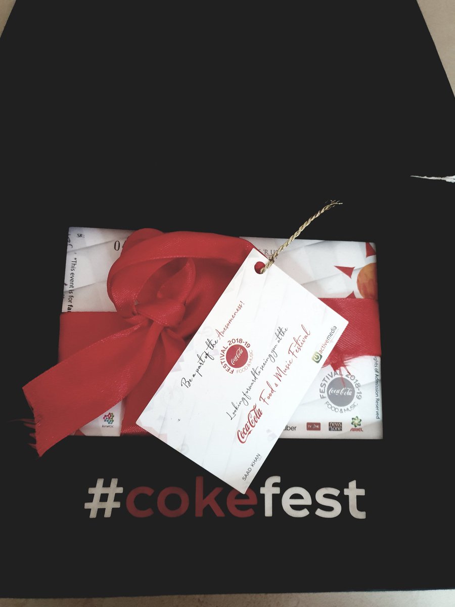 AniqaNisar's tweet photo. Got an invitation to #CokeFest by #LotusPR ... to go or not to go, any suggestions? ๐ https://t.co/hyM9sRzQuh