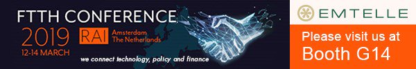 EMTELLE's tweet photo. There are many exciting innovations going on within #Emtelle right now and we will be showcasing them for the first time at this year’s #FTTH Conference in Amsterdam. Watch this space!
#FTTH19 https://t.co/SFYNCcqWKz