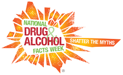 fordrughelp's tweet photo. Did you know that National Drug and Alcohol Facts Week is coming up? From January 22-27, we’re helping teens shatter the myths about drug and alcohol use. #NDAFW #ForDrugHelp https://t.co/HLAAJgyaeA
