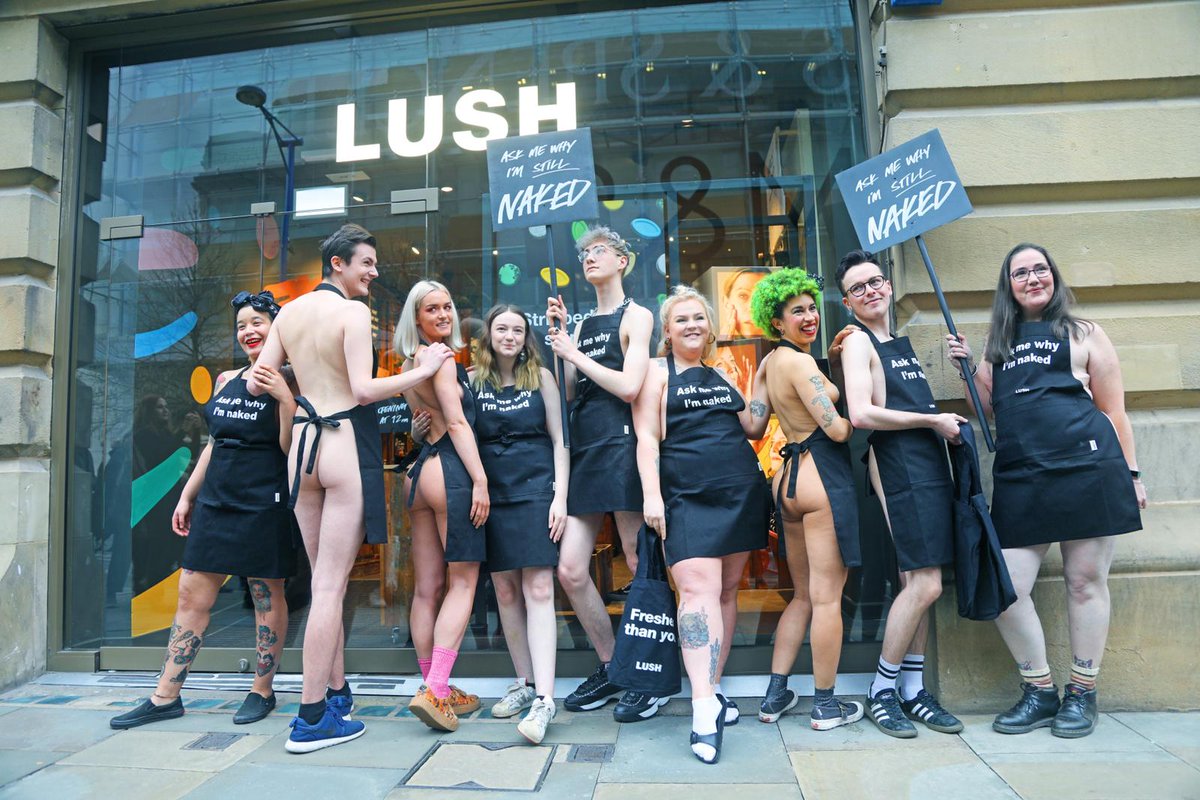 477. In 2007 Lush staff had a very cheeky day of campaigning against the