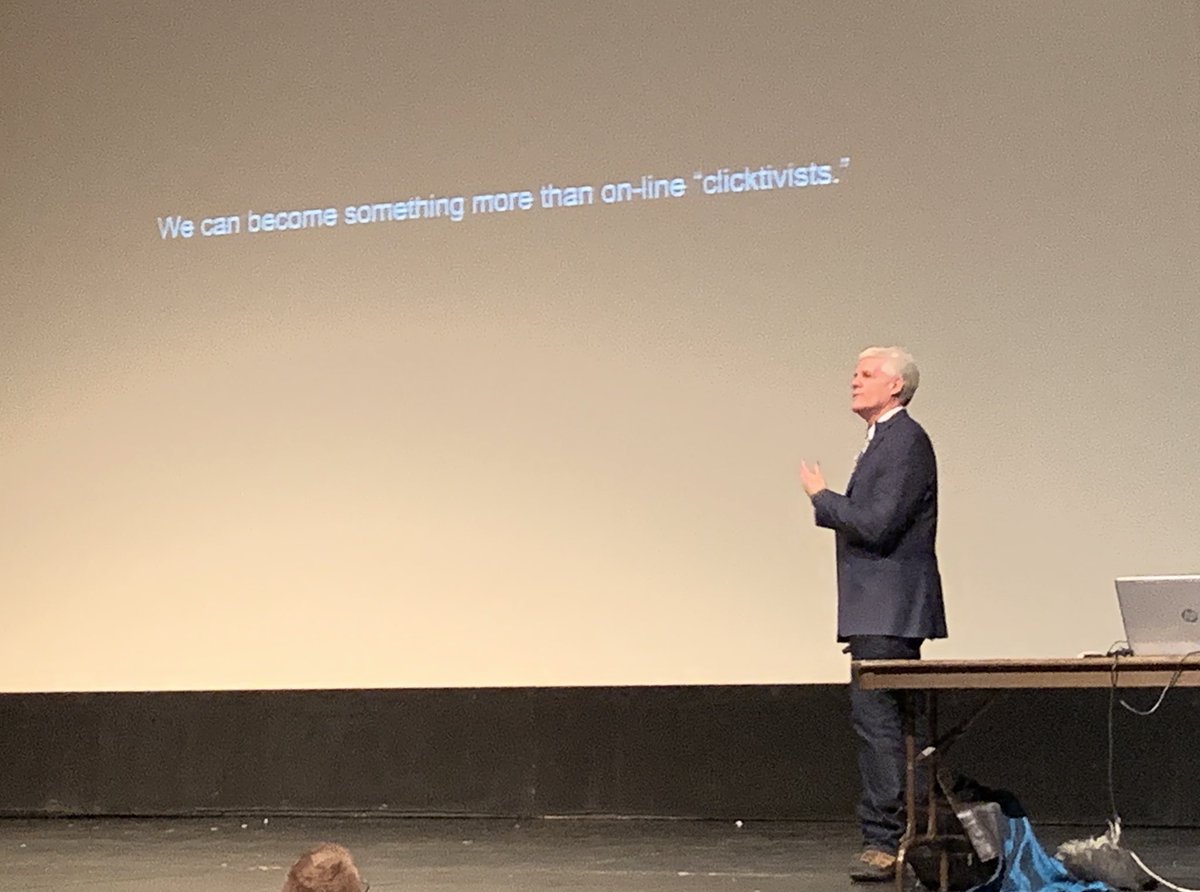 mrs_truckman's tweet photo. Becoming more then a “clicktivist.” Students & teachers don’t just click the like button, Make a change... #PLSDproud #PLSDInnovationConference https://t.co/i6of5blwIr