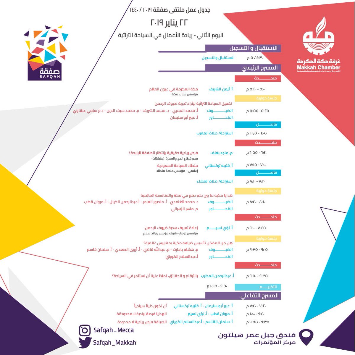 Safqah_Makkah's tweet photo. من قلب #مكة_المكرمة و من جانب المسجد الحرام يعود إليكم #ملتقى_صفقة هذا العام تحت عنوان (ريادة الأعمال في خدمات الحج و العمرة و السياحة التراثية) لنعرض عليكم و بالتعاون مع @HajMinistry @scthKSA @MonshaatSA أحدث الفرص الريادية 📊👍🏻
 رابط التسجيل:
https://t.co/WiD7bkaI9x https://t.co/HvjRNGFpAc